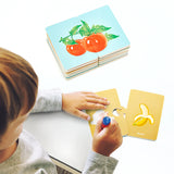 water painting toddler flashcards