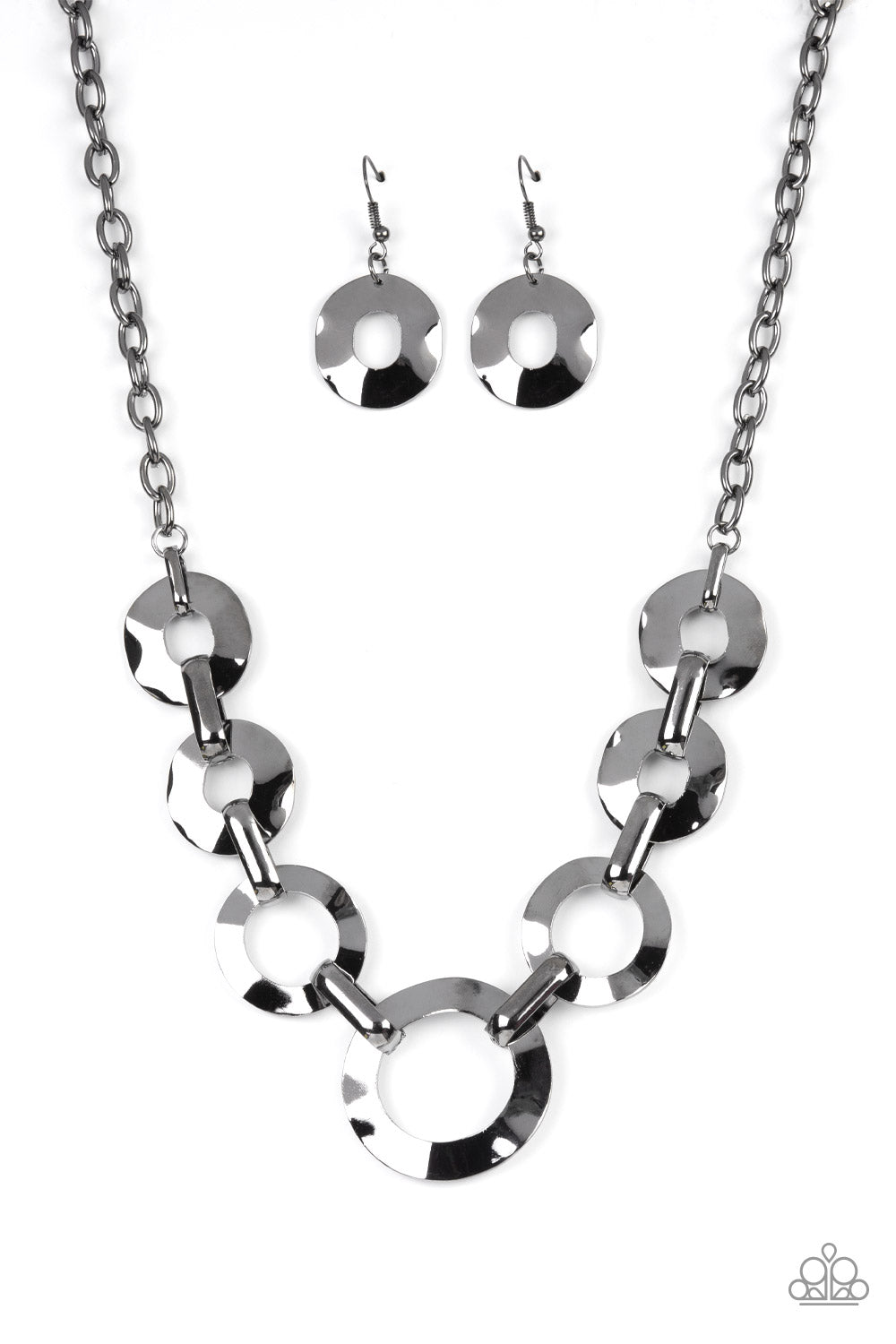 Paparazzi Accessories: Mechanical Masterpiece - Black Necklace ...