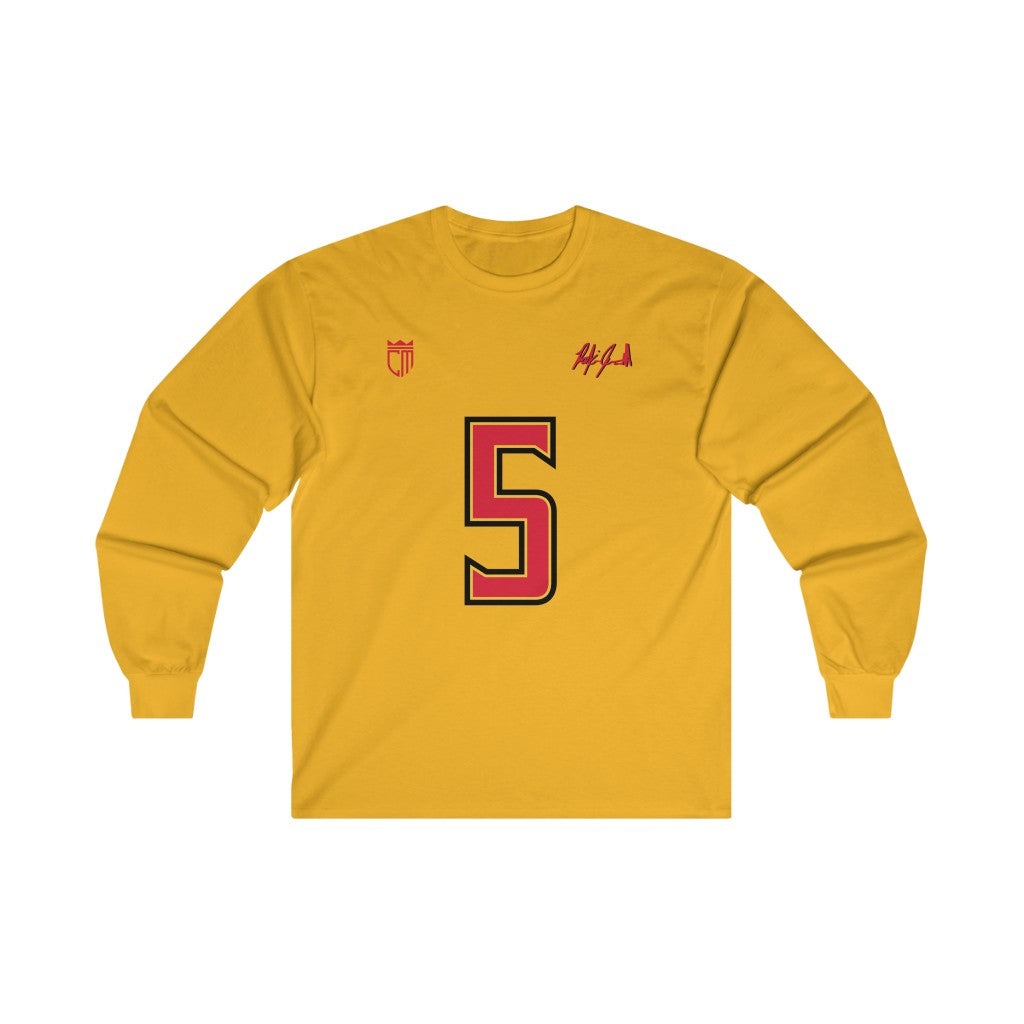 Rakim Jarrett (Maryland) Signature Jersey  Long Sleeve T-Shirt
