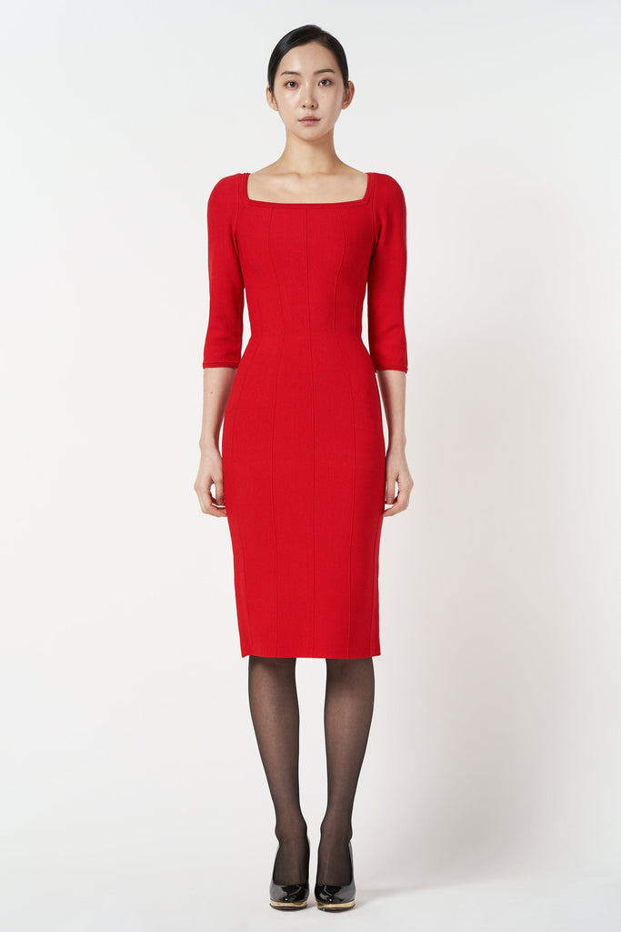 Reversible Rib Cutout Knit Dress – RVN Official