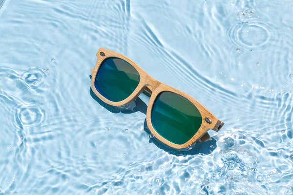 floating bamboo sunglasses