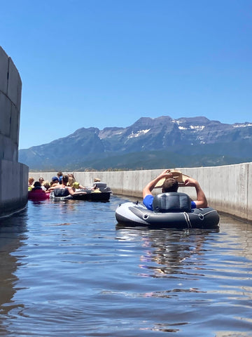 Floating the Heber Valley Canal in Summer