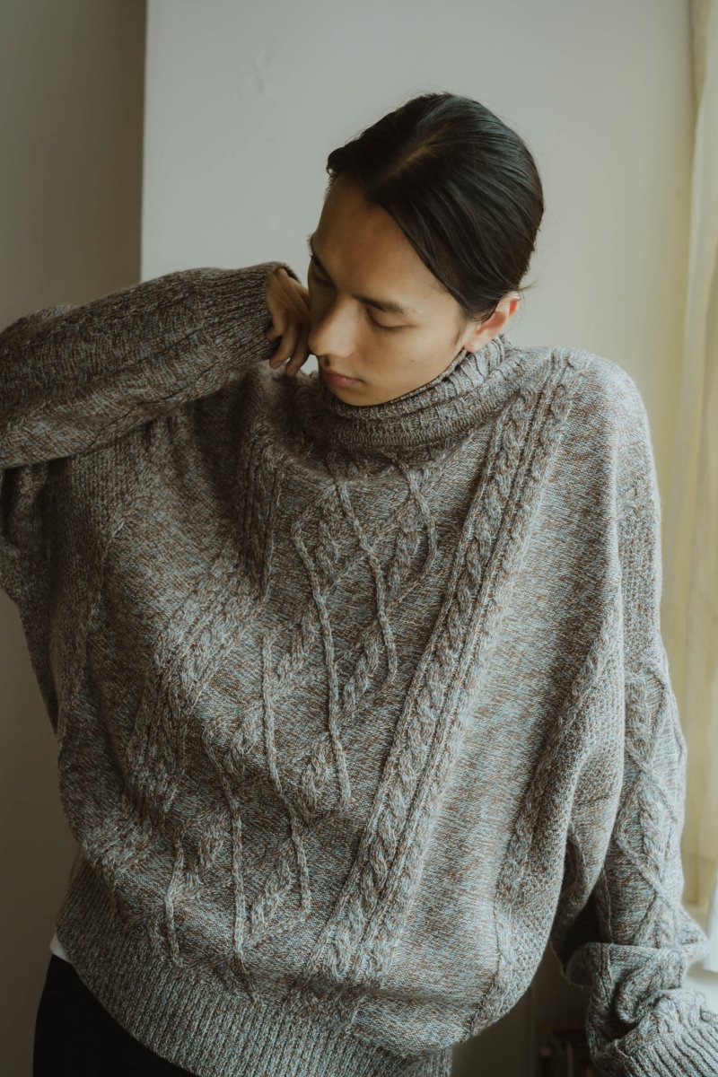 Knuth Marf pattern knit mermaid ops - ロングワンピース