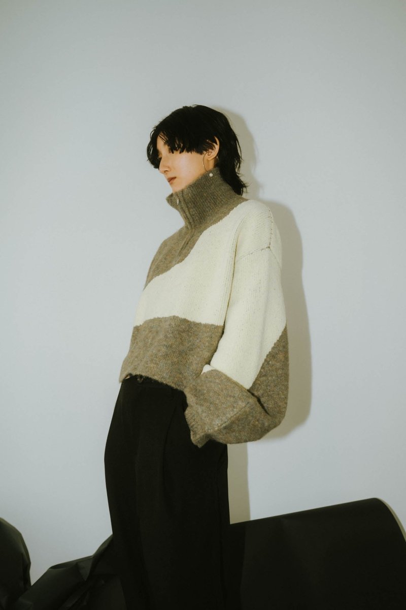 knuth Marf mix mohair cardigan クヌースマーフ-