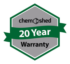 Chemshed 20-Year Warranty Bage