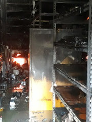 Chemshed Cabinet Survives Fire