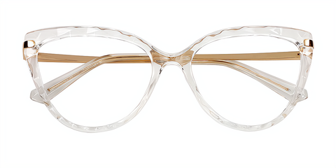 clear frame cat eye glasses