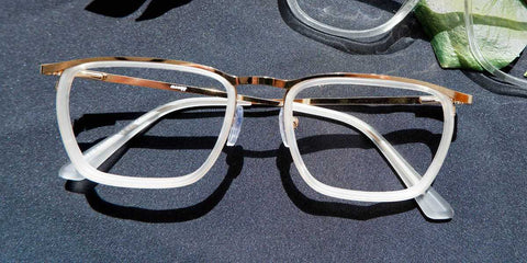 White Eye Glass Frame