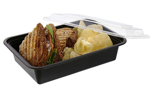 MINIATURE Rectangular Takeaway Food Container with Plastic Chopstick
