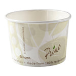 8 oz pla lined compostable container that meets ASTM D6400 requirements