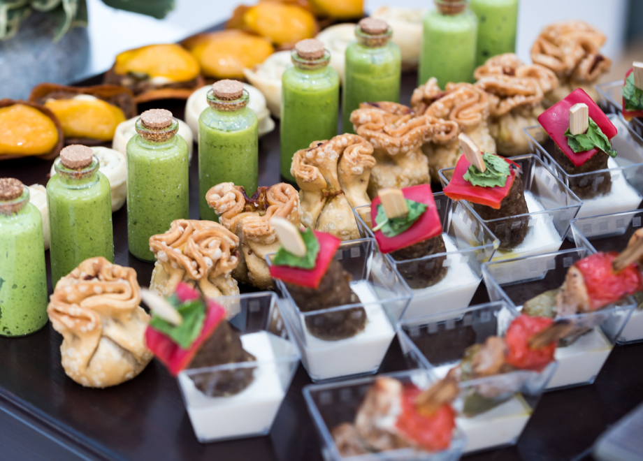 colorful hors d'oeuvres 