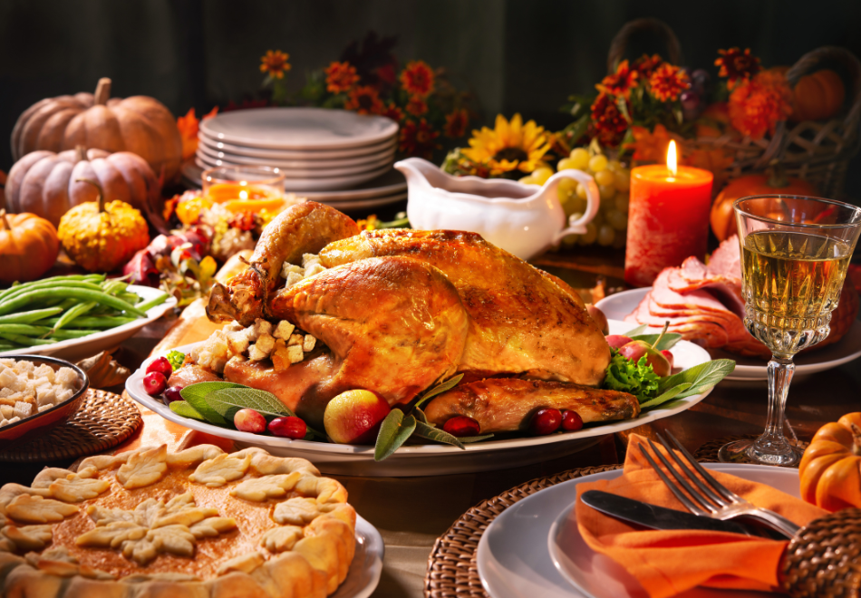 Thanksgiving table setting