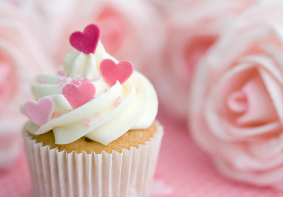 Valentine cupcake