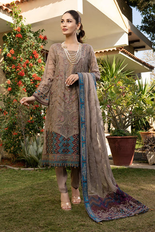 Stay Lively With Our Unstitched 3PC Chiffon Suit