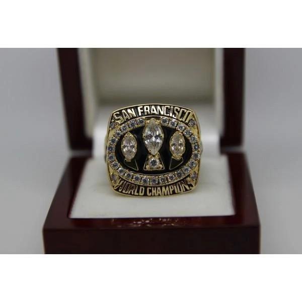 1988 San Francisco 49ers Super Bowl XXIII World Championship Ring, Replica  San Francisco 49ers Ring