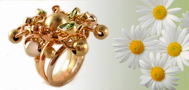 SUMMER RING - Four Seasons Exclusive Gold 18K Set from Indigo Jewelry