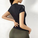 Seamless Quick Dry Running  & Yoga T-Shirts for Women