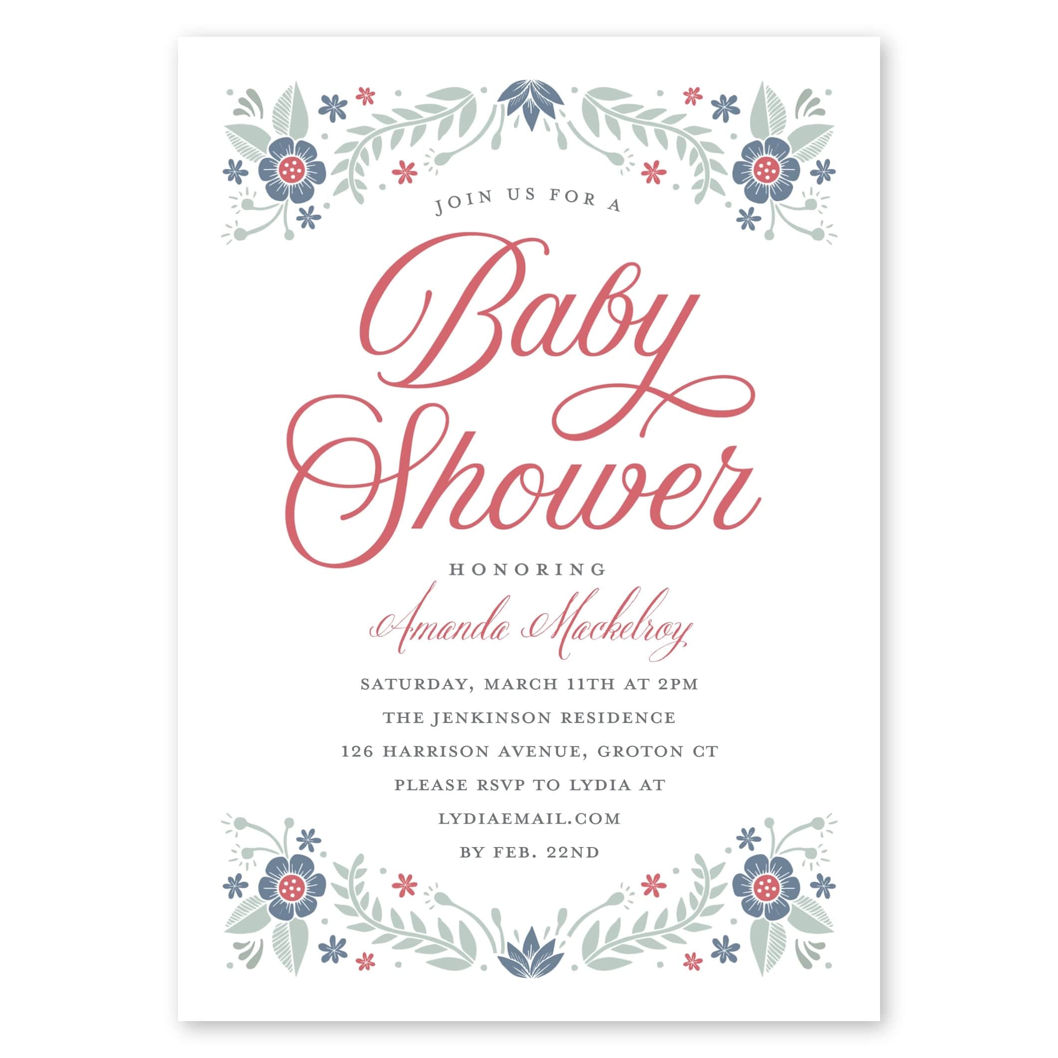 Bloomful Shower Baby Shower | Gartner Studios