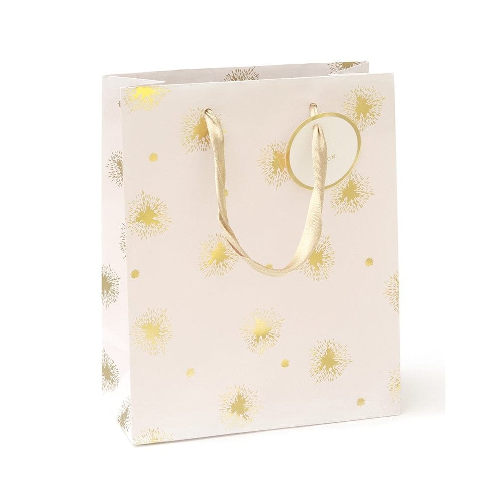 sparkle' Silver And Gold Glitter Extra Small Gift Bag