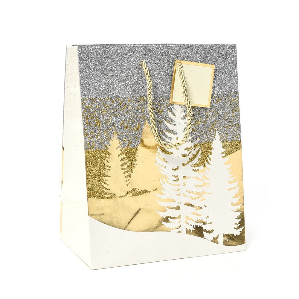 Kaleidoscope Gift Bag & Tag With Gold Foil