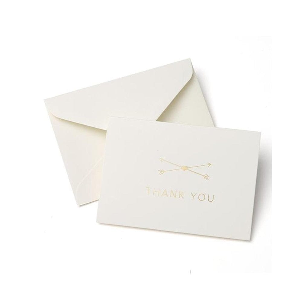 Thank You Kraft Gift Bags with Tissue Paper (Rose Gold Foil, 15