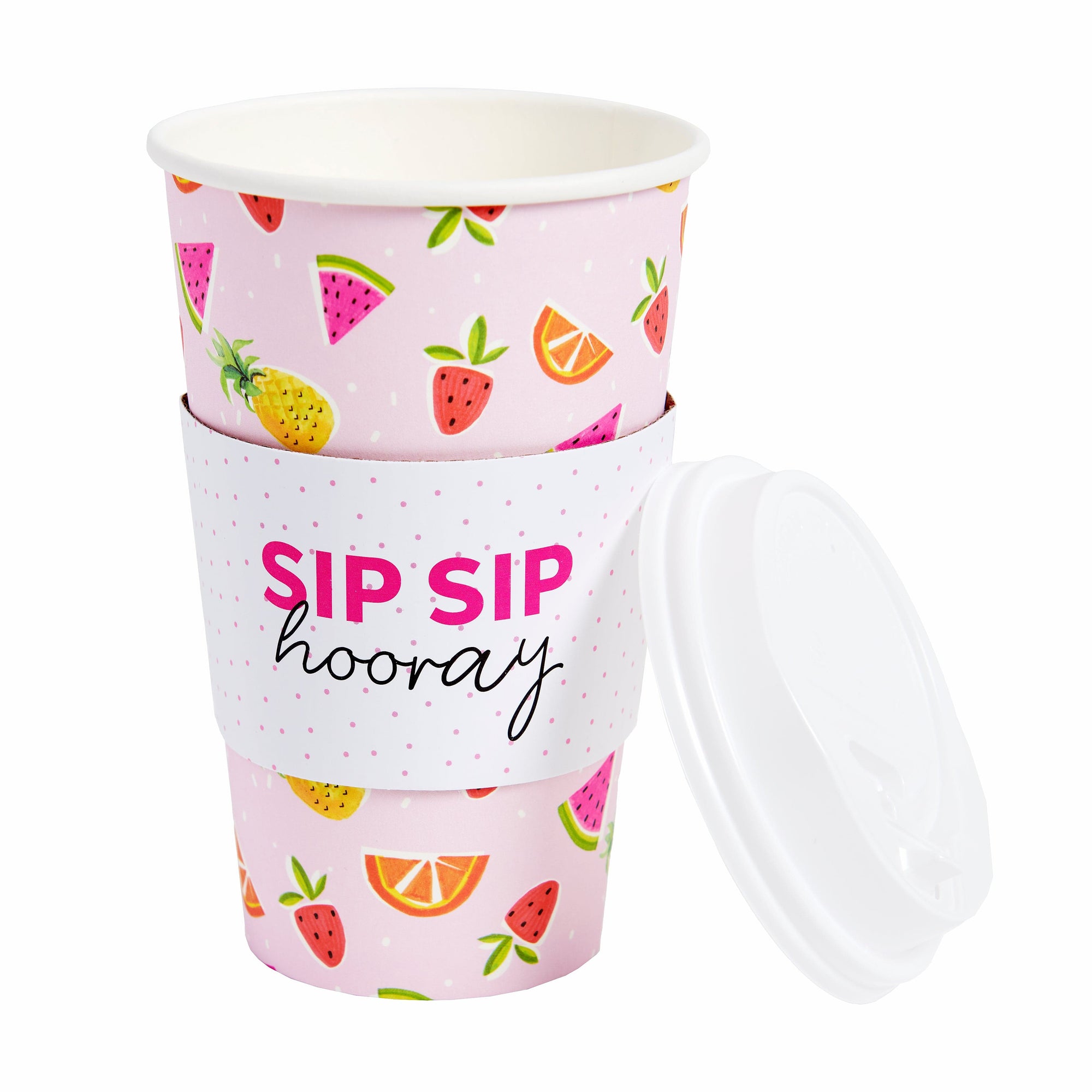 Bloom Floral Hot or Cold Cups - 12 Count