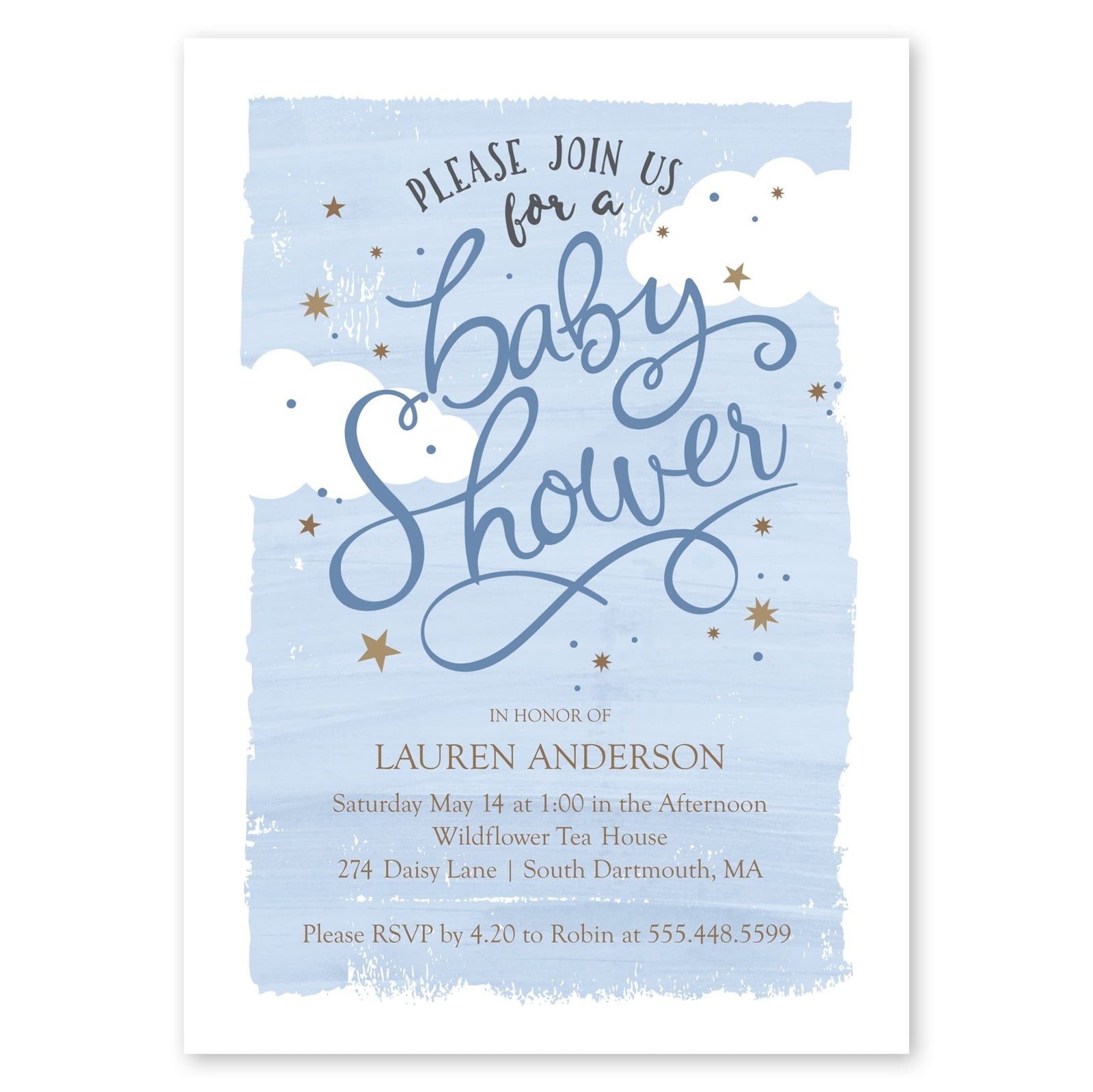 Baby shower invitations for sales boys online