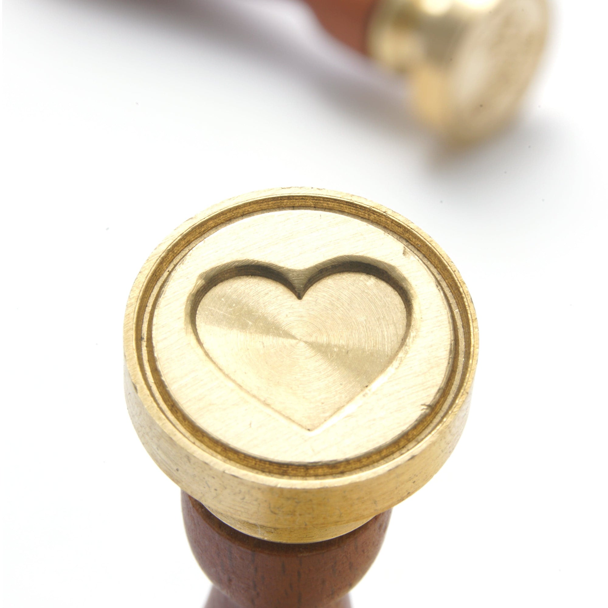 Celtic Heart Wax Seal Stamp with Blush Pink Wood Handle #3950CD