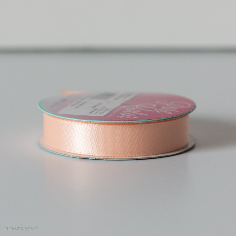 Double Faced Satin Ribbon - Rose Gold