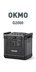 G2000 OKMO Portable Power Station 2000W 600000mAh 2220Wh Backup Portable Generator