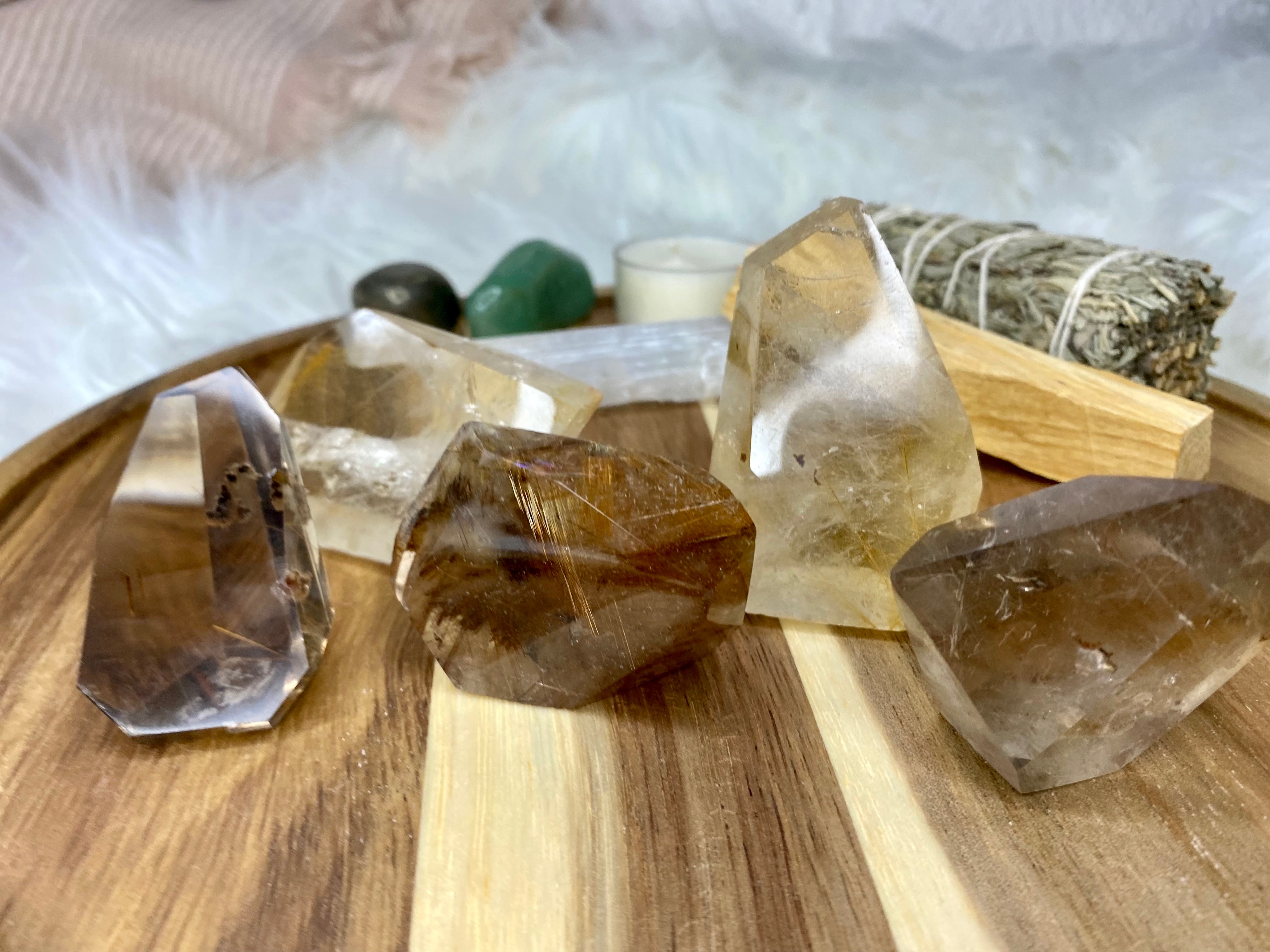 Golden Rutile Free Forms