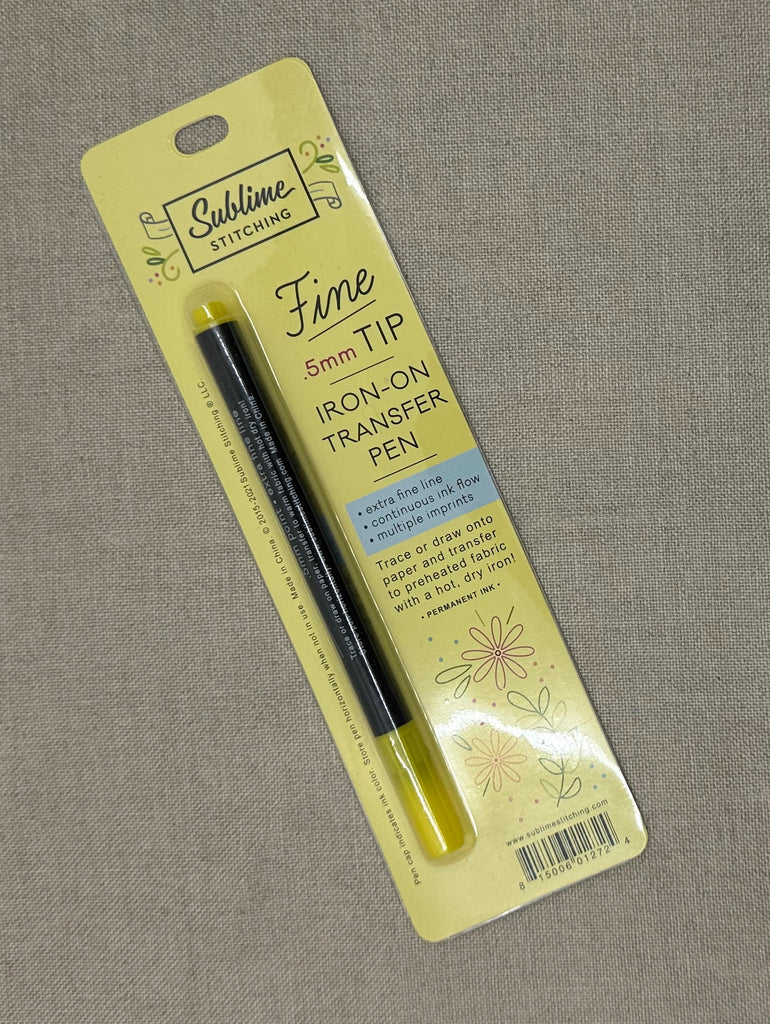 FINE TIP Iron-On Transfer Pens from Sublime Stitching