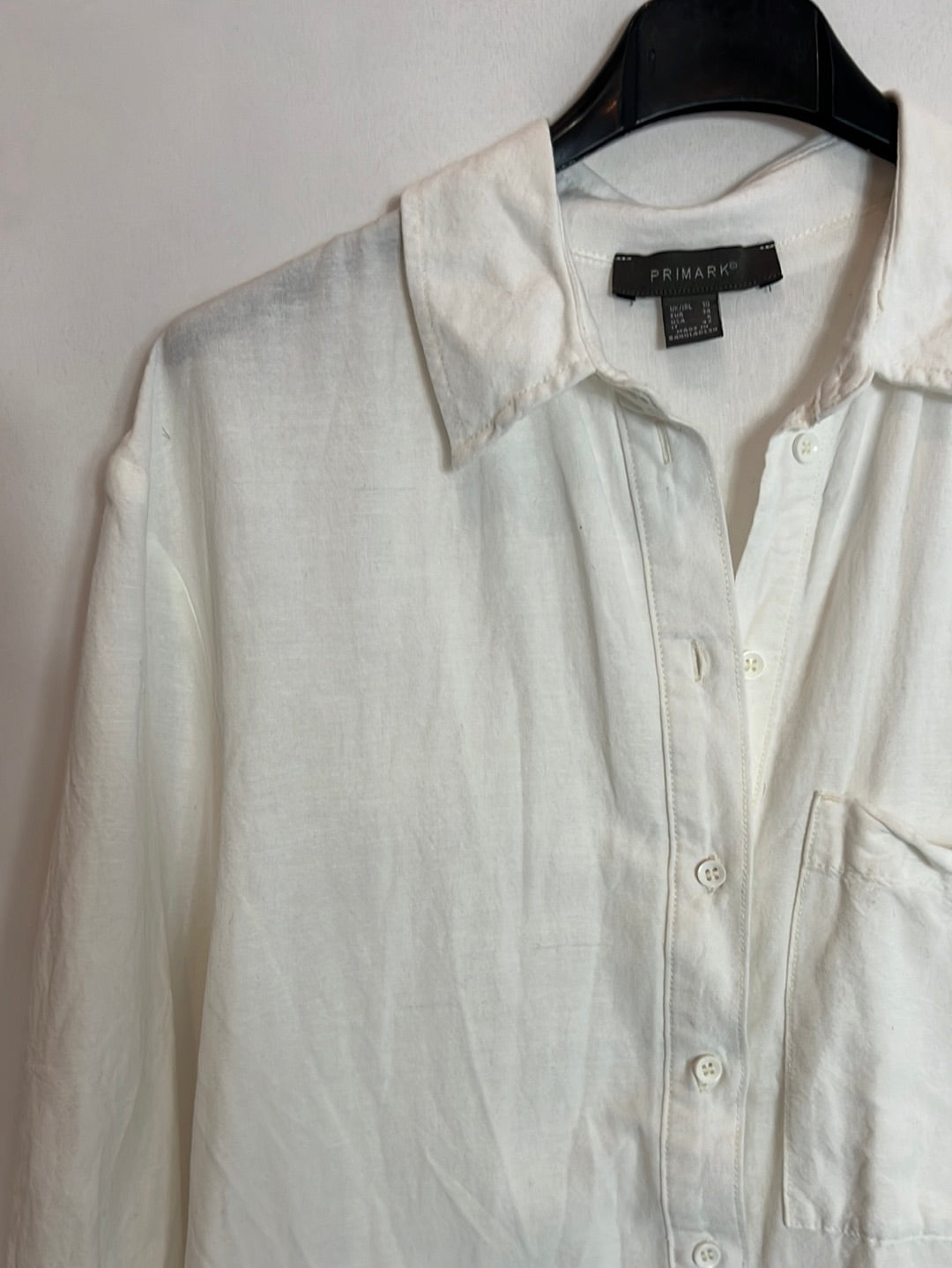 Intacto asqueroso Correo PRIMARK. Camisa blanca oxford T.38 – Hibuy market