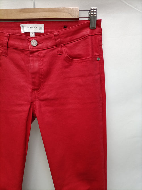 MANGO. Pantalón rojo Hibuy market