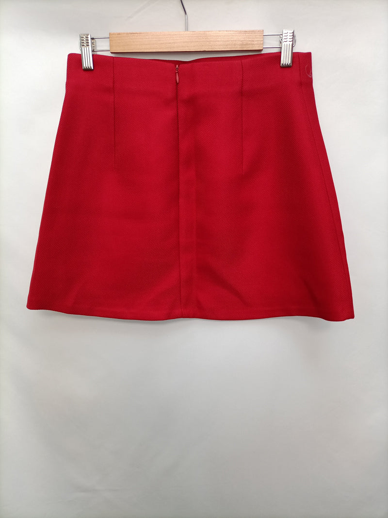 Falda roja básica T.m Hibuy market