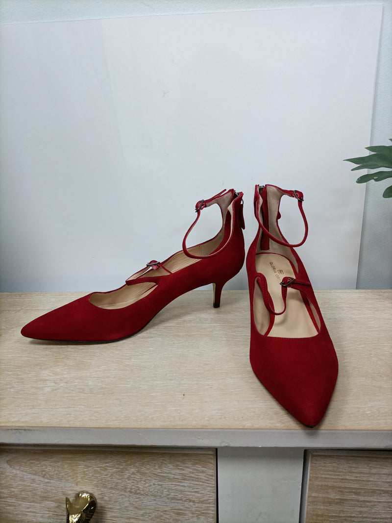 Subvención danza Asado GLORIA ORTIZ. Zapatos de vestir rojos T.40 – Hibuy market