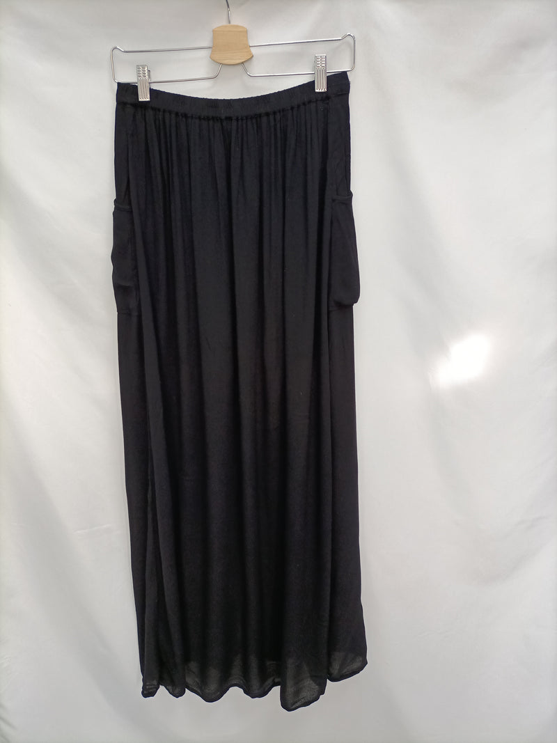 Falda larga negra T.s – Hibuy market