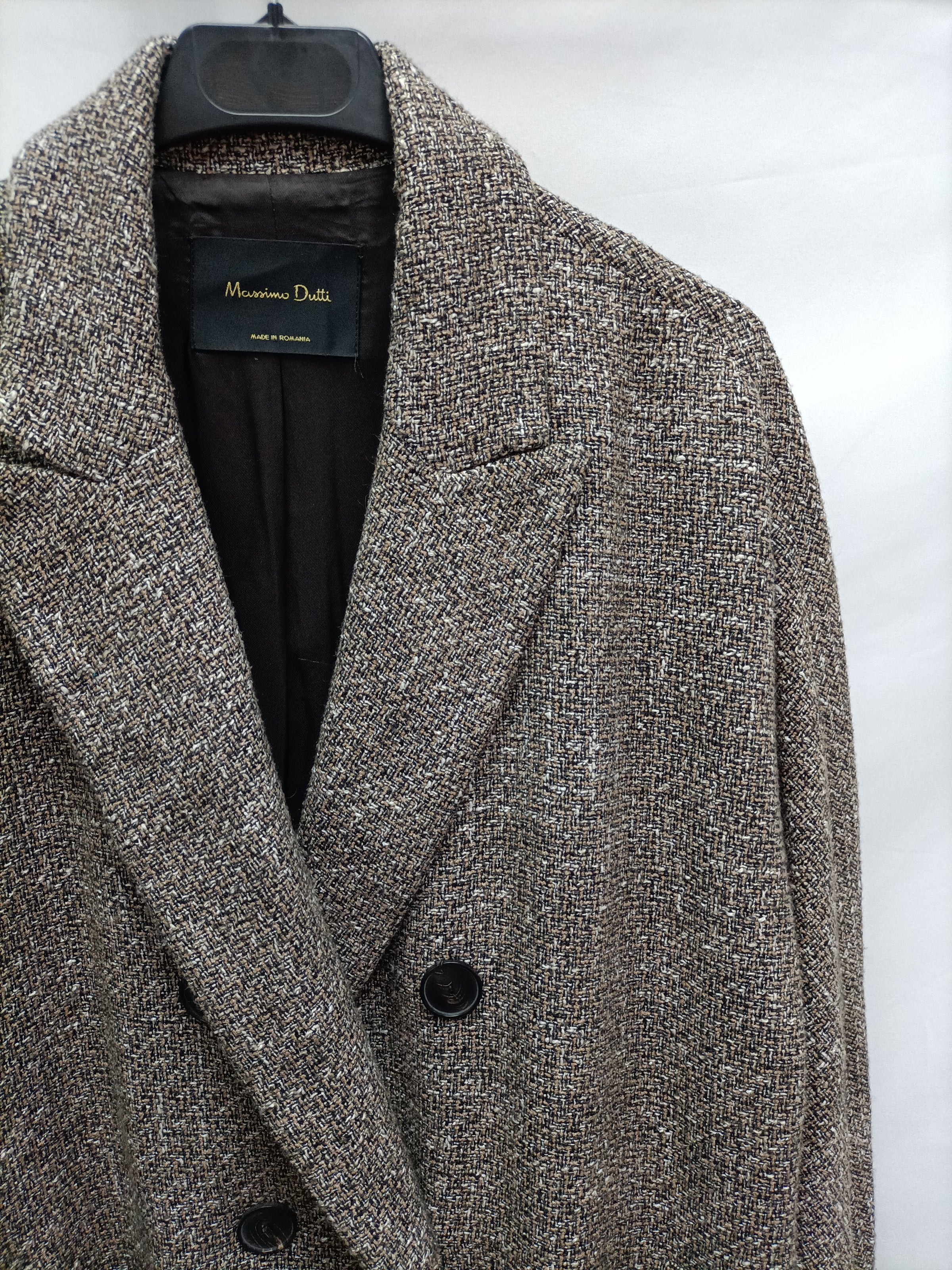 MASSIMO Abrigo fluido tweed T.m – Hibuy market