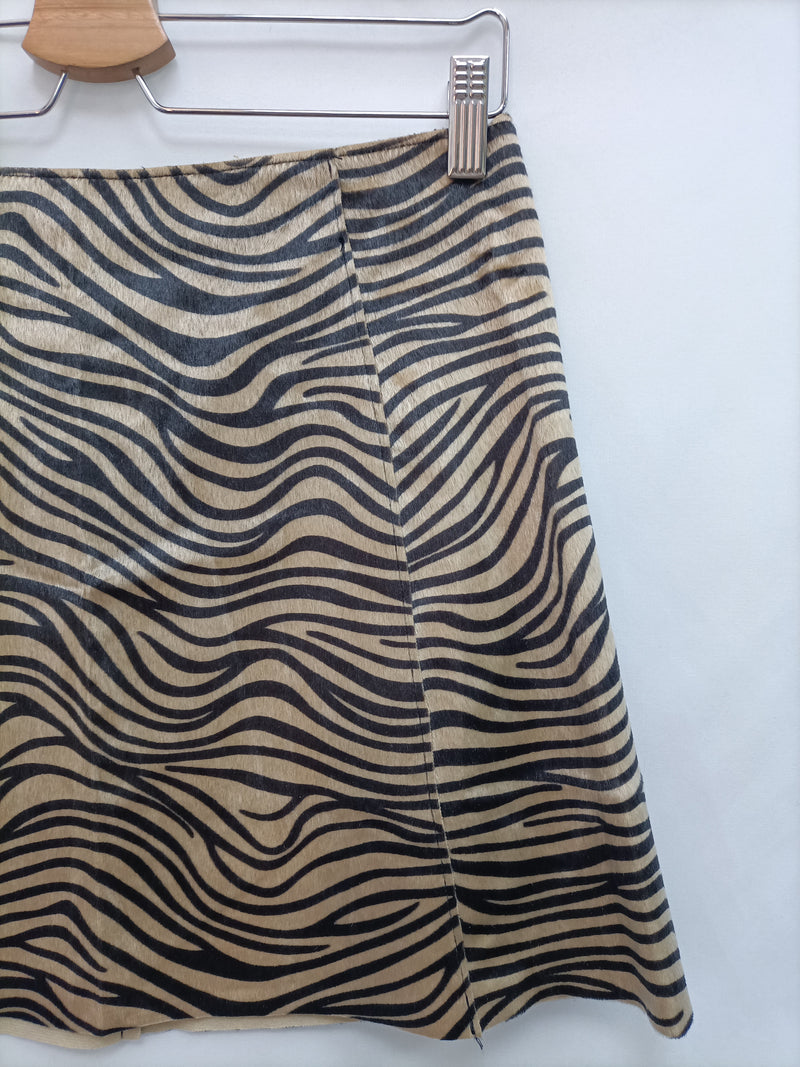 cerca jaula filete MANGO. Falda oelioto animal print T.36 – Hibuy market