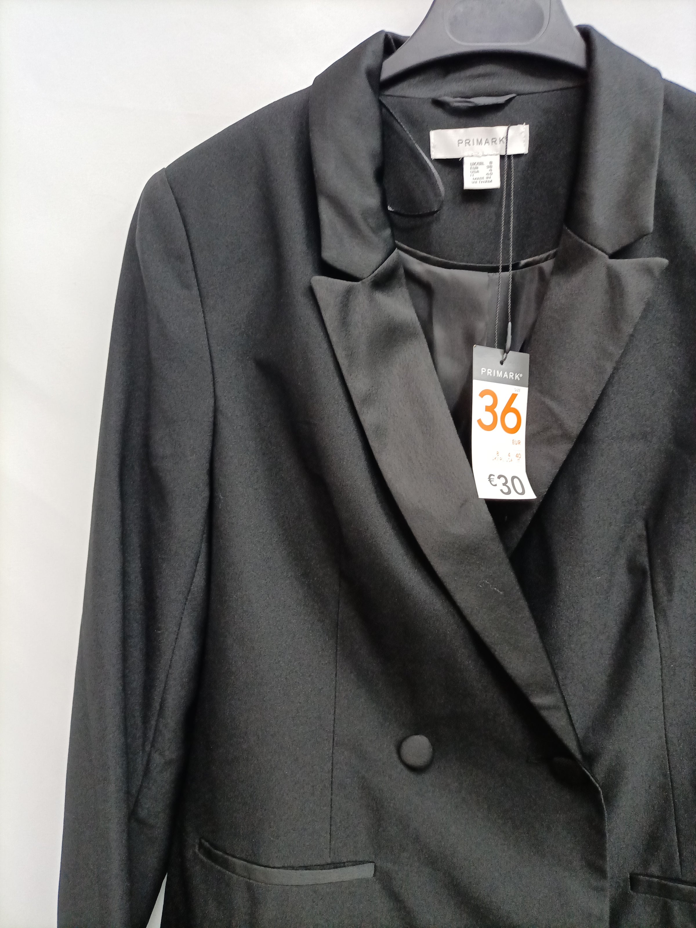 Blazer larga negra T.36 – Hibuy market