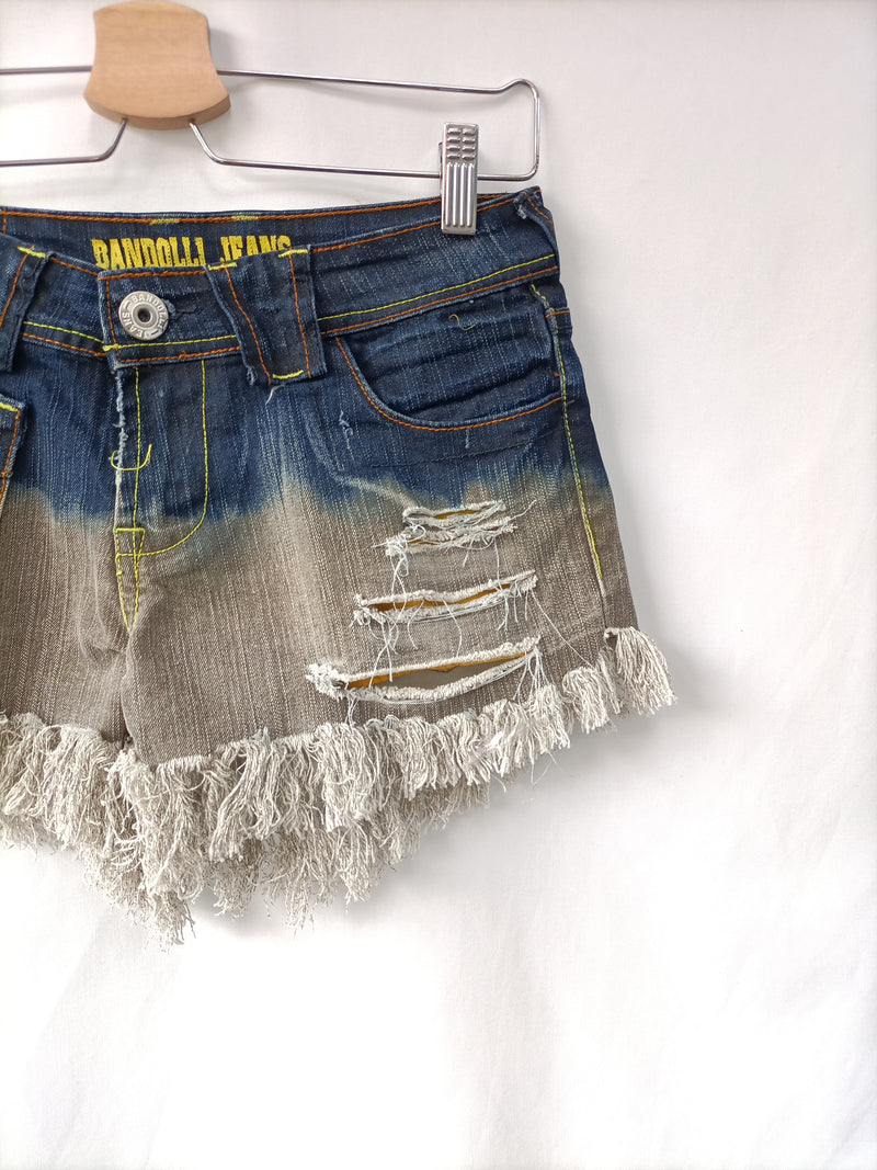 BANDOLLI Shorts flecos bicolor T.36 – Hibuy market