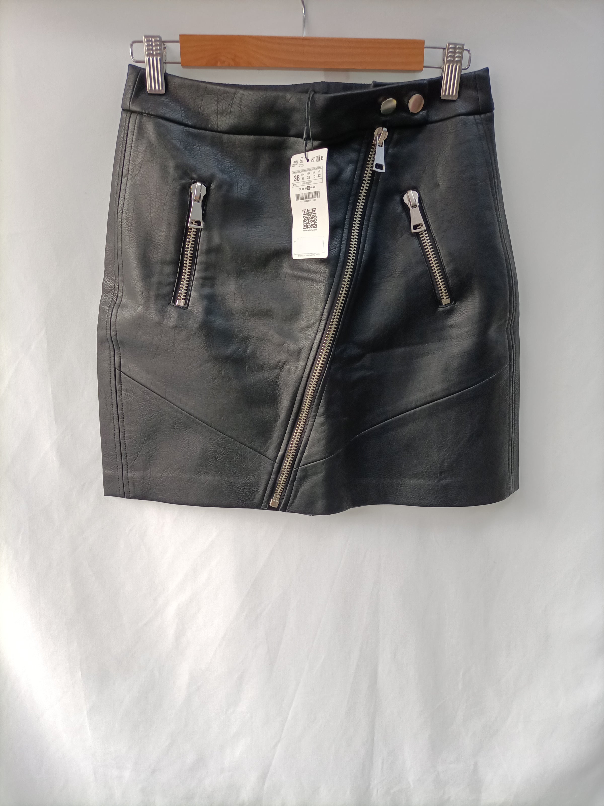 Falda negra cremallera T.38 – Hibuy market