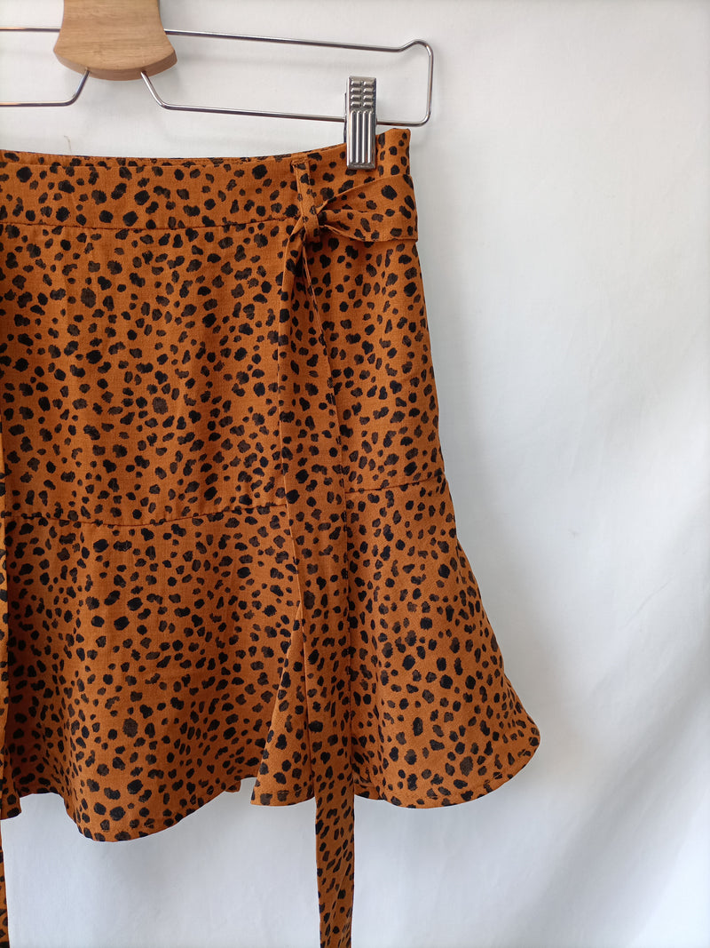 STRADIVARIUS.Falda pantalón animal print – Hibuy