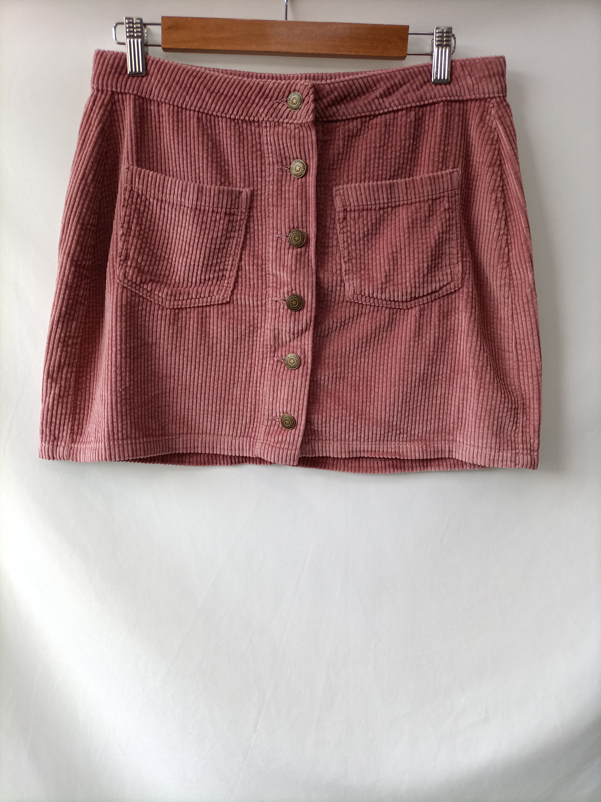 GREEN COAST. Falda pana rosa T.40 Hibuy market