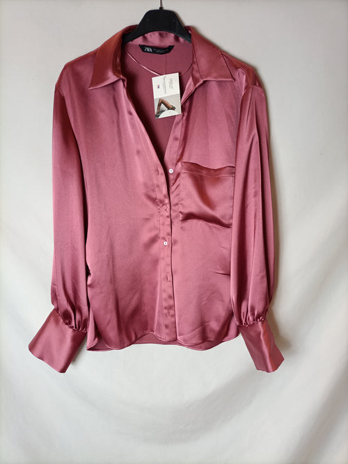 Blusa satinada rosa T.L – Hibuy market