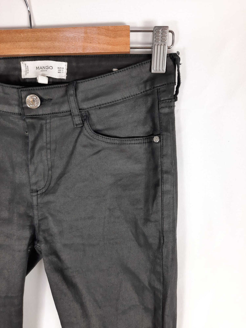 MANGO. Pantalón negro T.34 – Hibuy market
