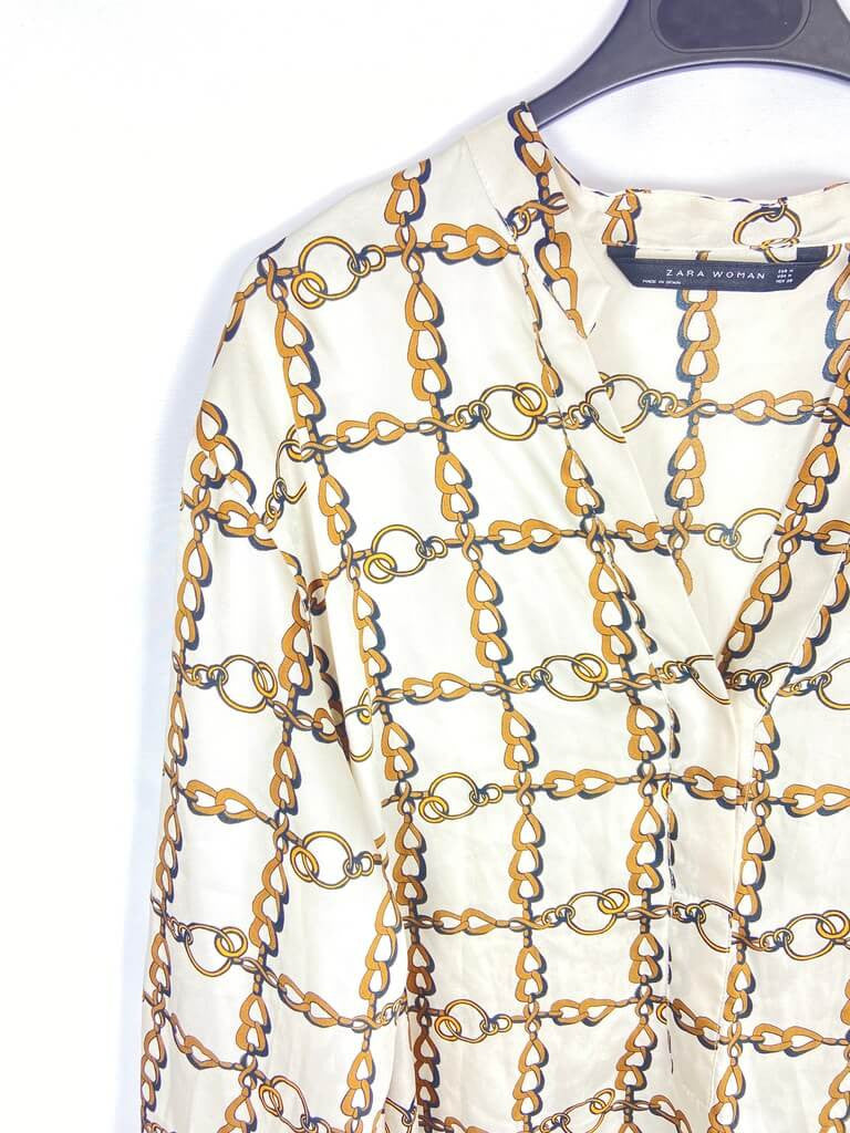 Camisa estampado cadenas T.m – Hibuy