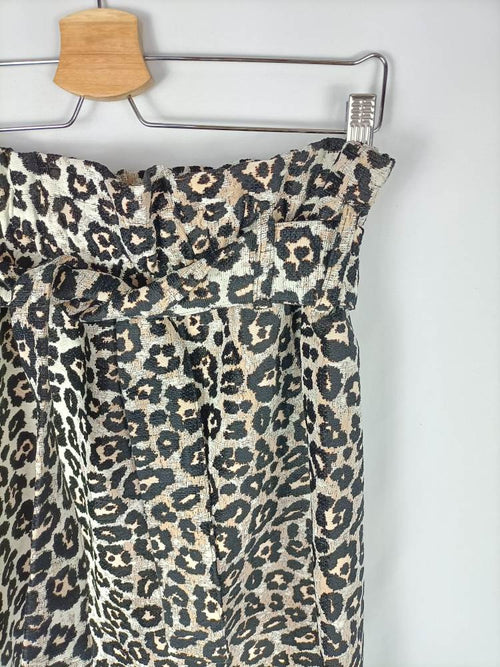 MANGO. Falda animal print T.l –