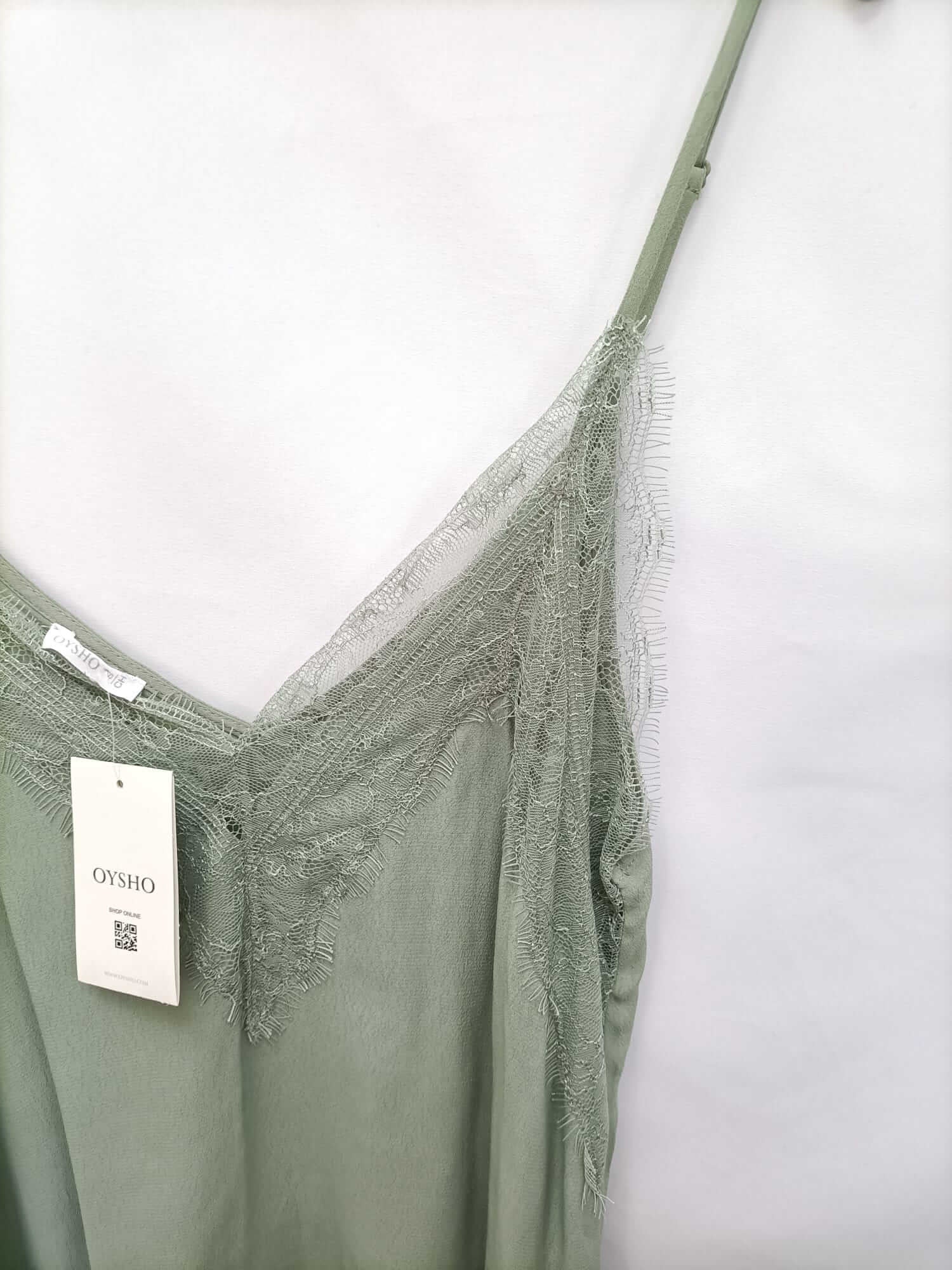 OYSHO. Top lencero verde T.s – Hibuy