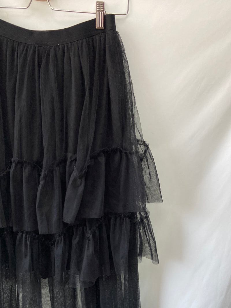 POÈTE.Falda negra midi – Hibuy market